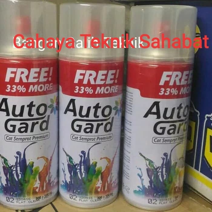 Auto Gard Paint Cat Warna Flat Clear