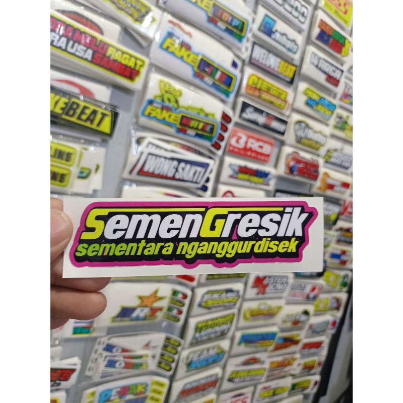 Sticker printing Semen Gresik