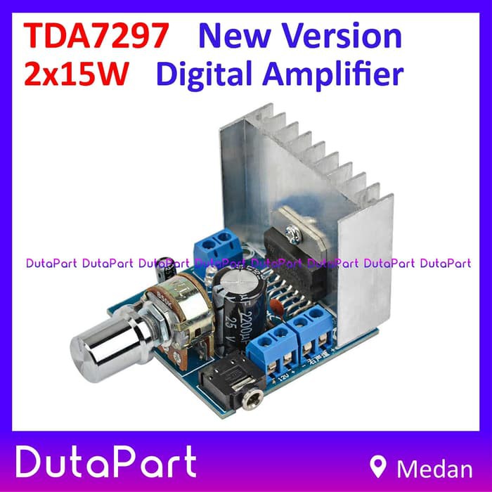 TDA7297 New Version 2x15W DC 12V Digital HiFi Power Stereo Amplifier