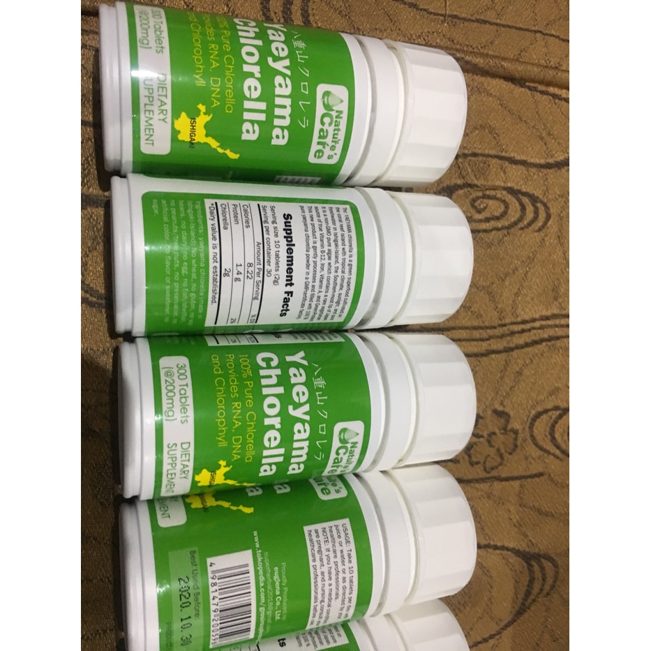 300TABLET Sun Chlorella JAPAN YAEYAMA IMPOR 100% ASLI  PROMO