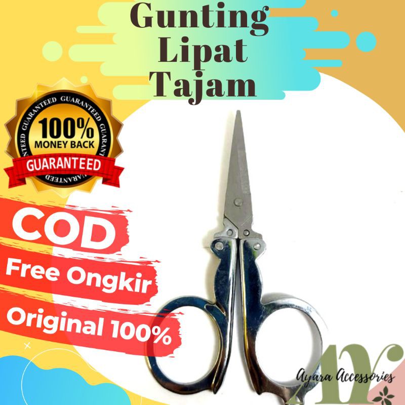 

GUNTING KECIL LIPAT STAINLESS STEEL 10 CM TERMURAH DAN TERBAIK