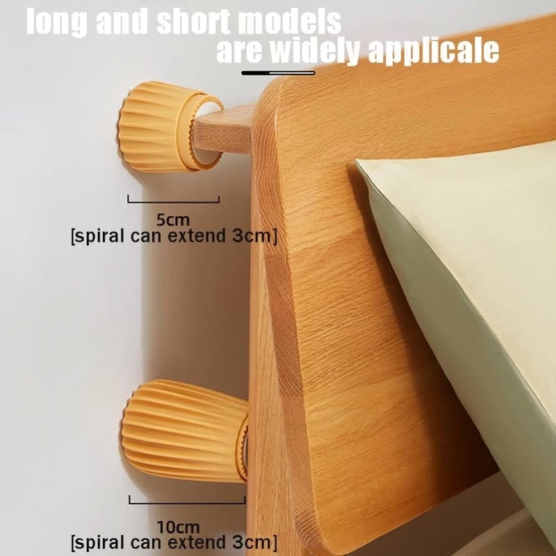 Holder Headboard / Stabilisator Anti Tabrakan Dapat Ditarik Dapat Disesuaikan Untuk Samping Tempat Tidur / Sofa