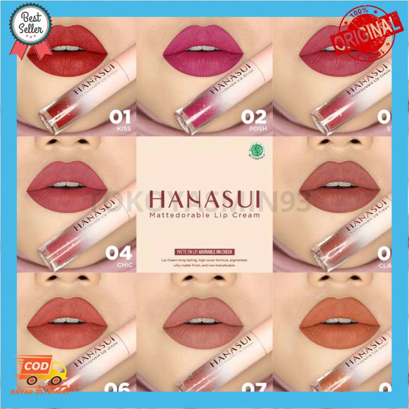 Hanasui Mattedorable Lipcream 4gr