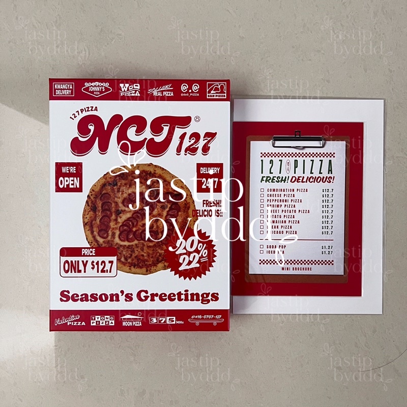 JISUNG CHENLE TAEIL JOHNNY MARK STICKER SET BOX | SHARING SEASONS GREETINGS 2022 NCT DREAM NCT127 SG