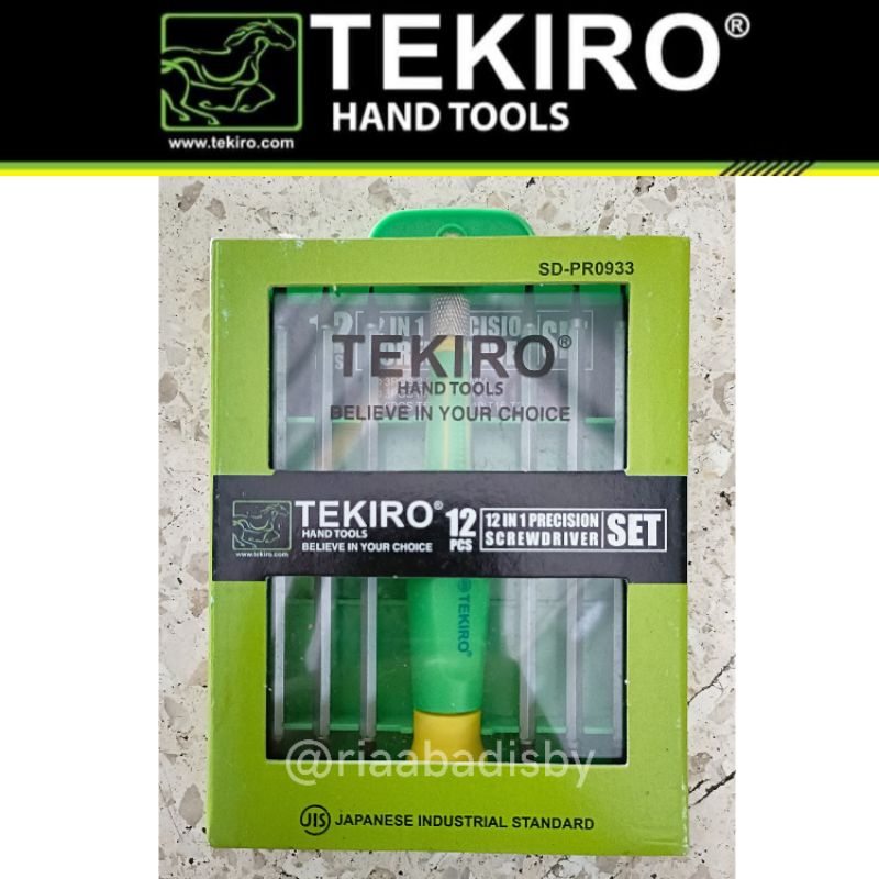 OBENG PRESISI SET 12 IN 1 TEKIRO || PRECISION SCREWDRIVER SET TEKIRO