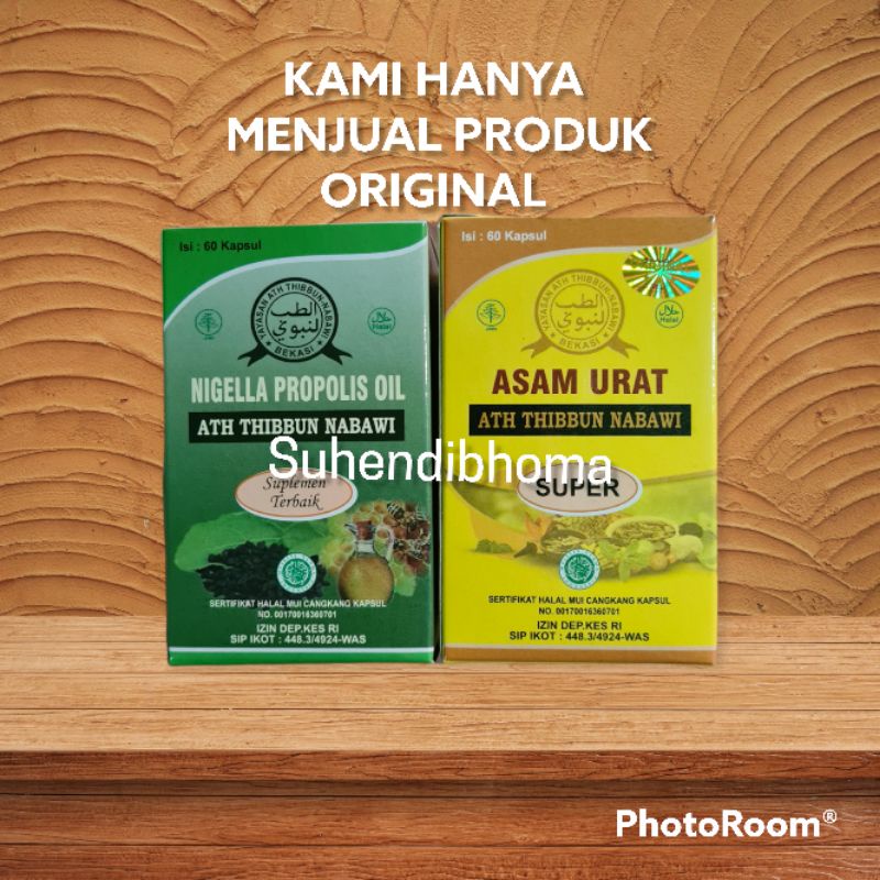 PAKET HERBAL ASAM URAT SUPER PLUS NIGELLA PROPOLIS