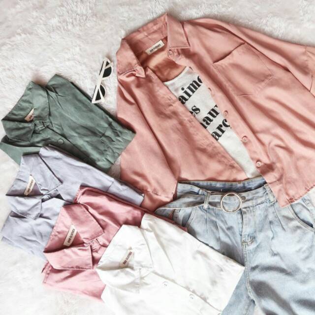 OVERSIZE SUEDE SHIRT