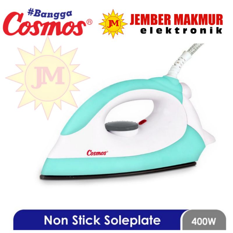 Setrika Cosmos CI-4110N CI 4110 N Dry Iron Non Stick Gosokan Baju Anti Lengket 4110N