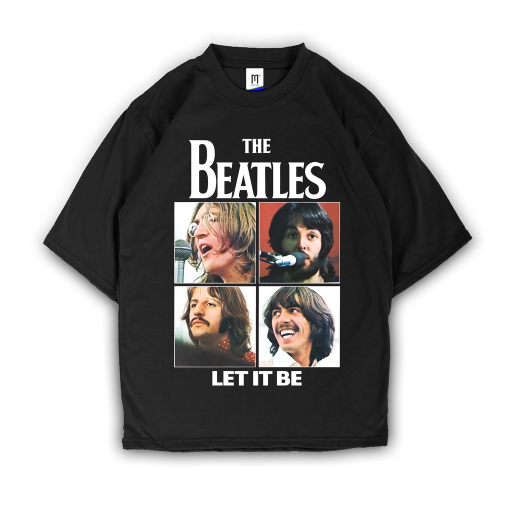 Jual Kaos The Beatles Let It Be Baju Musik Vintage Kaos Band Tee Cotton Premium Pria Wanita