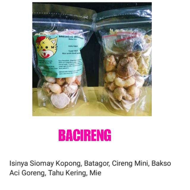 

Bakso Aci Goreng instant/Bacireng