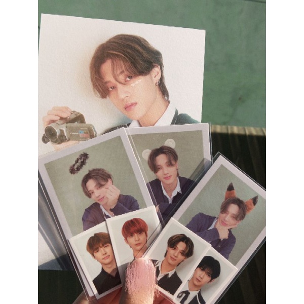 Ateez 2nd Fankit Photocard Polaroid Id Postcard