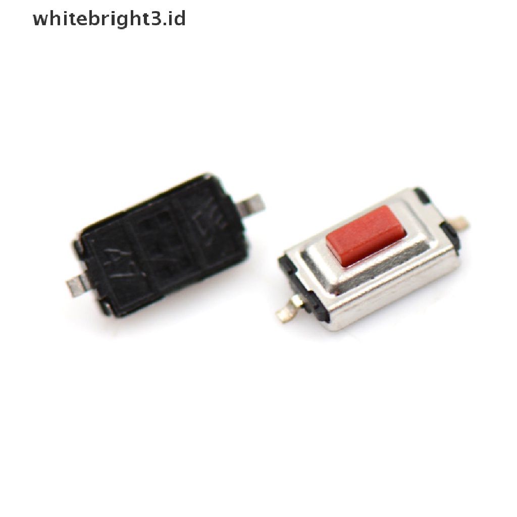 (whitebright3.id) 20pcs / set Saklar Tactile 2-Pin 3x6 X 2.5mm