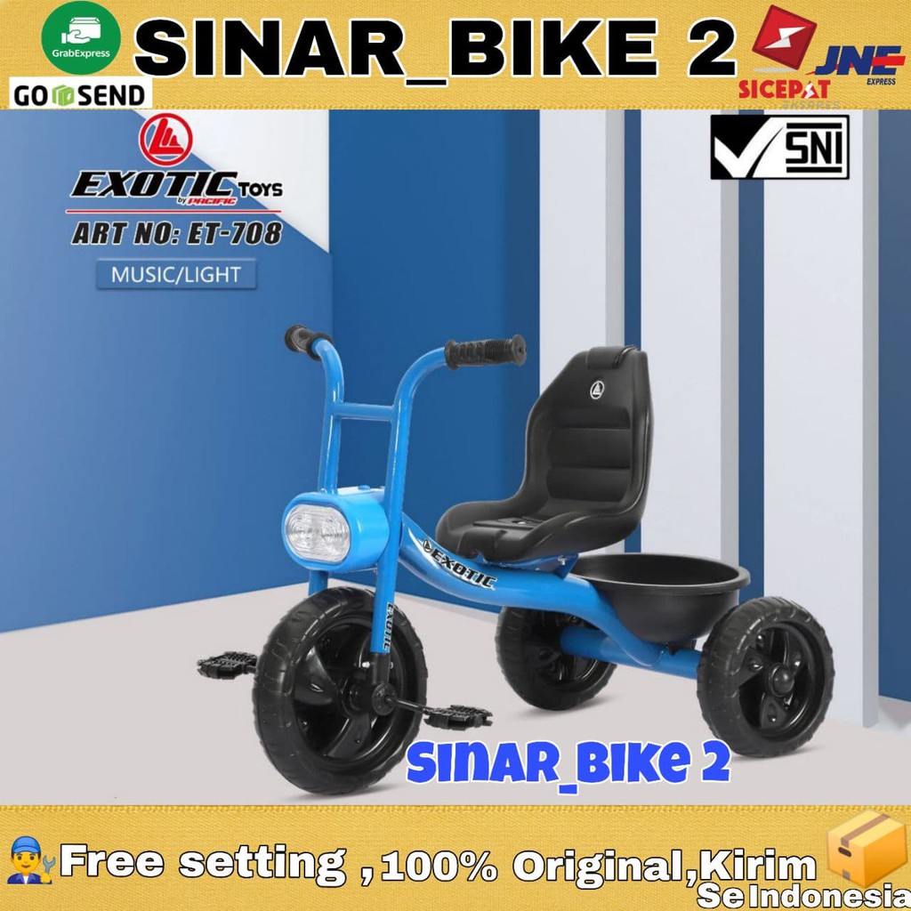 Sepeda Roda Tiga Anak Exotic ET-708