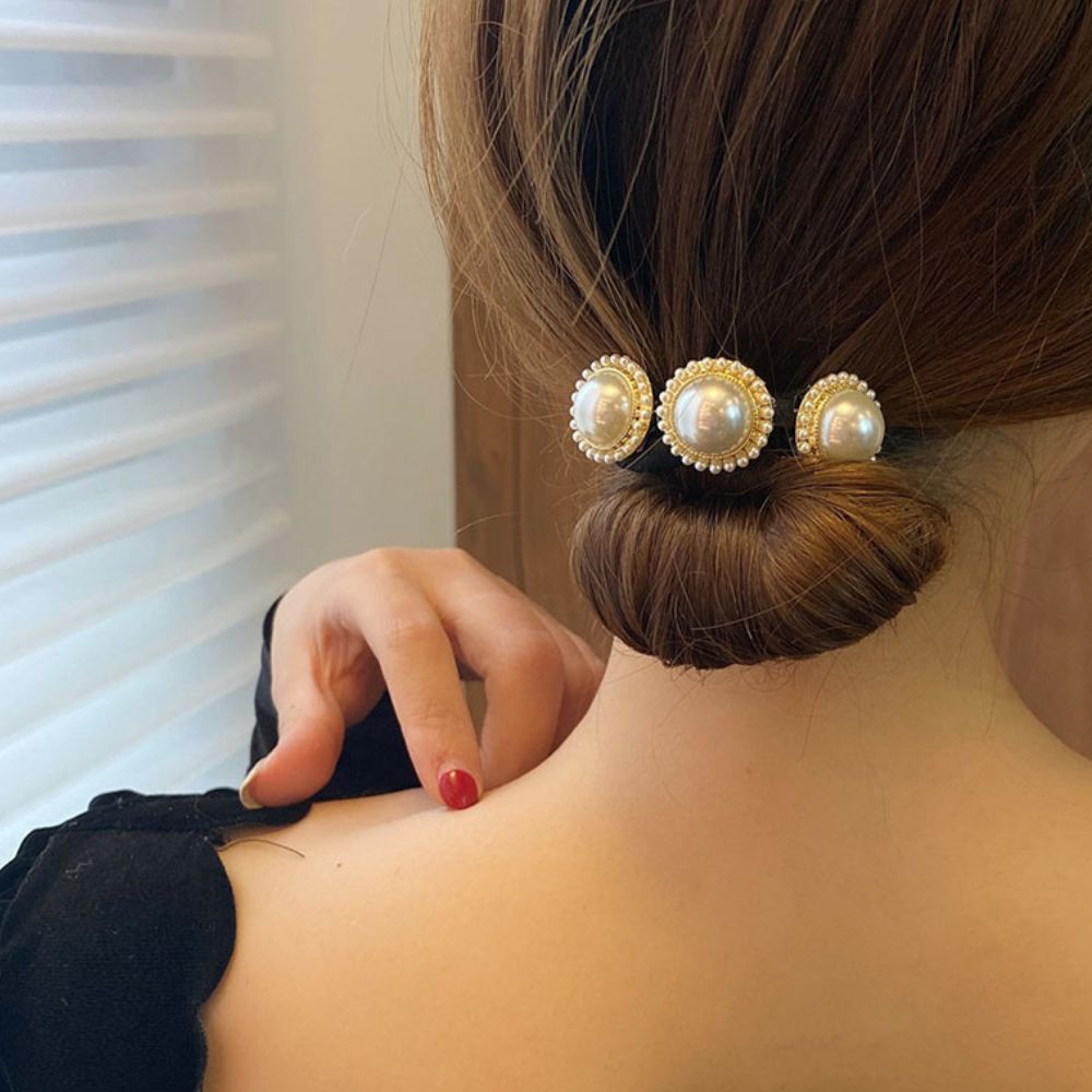 MARKETBIX Ikat Jepitan Rambut Sanggul Hair Bun Tie Kawat Jepit RambuT Korea Fashion Klip Aksesoris Cewek Fashion Korea