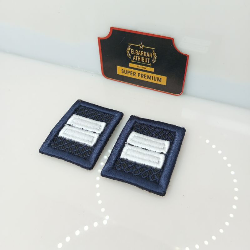 PANGKAT PDL KUMHAM 2B POLSUSPA KEMENKUMHAM IMIGRASI BORDIR MOTIF TIMBUL ORIGINAL ELBARKAH SUPER PREMIUM