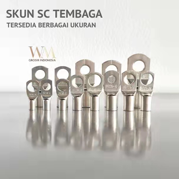 Kabel Skun SC 25-6 SC 25-8 SC 25-10 Tembaga Murni