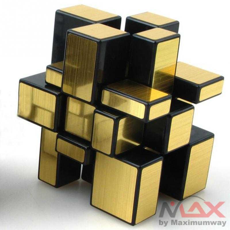 Rubik Cube Magic Puzzle New Style 3 x 3 x 3 - BY-163 Warna Gold