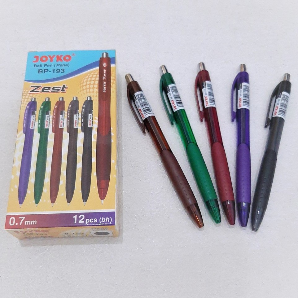 

Joyko Ball Pen BP-193 Zest Hitam