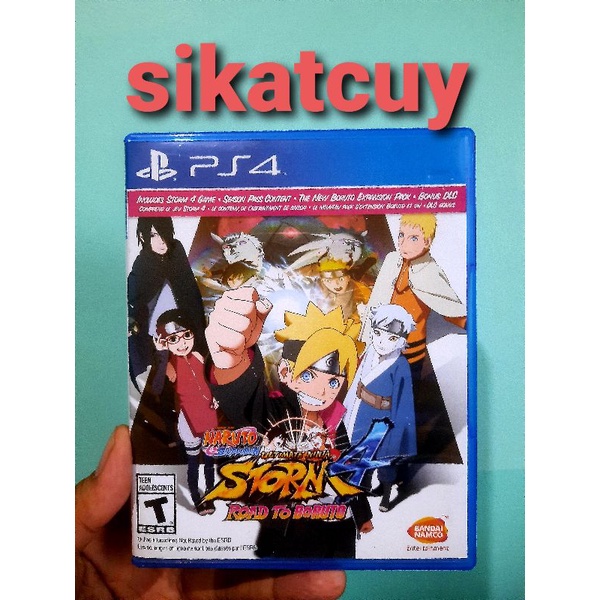 BD GAME KASET PS4 SECOND PS4 NARUTO SHIPPUDEN ULTIMATE NINJA STORM 4