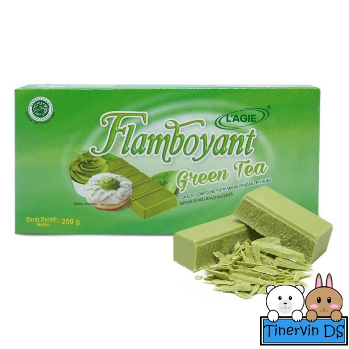 

Coklat Batang - Lagie Flamboyant Green Tea - Kemasan 250 gr