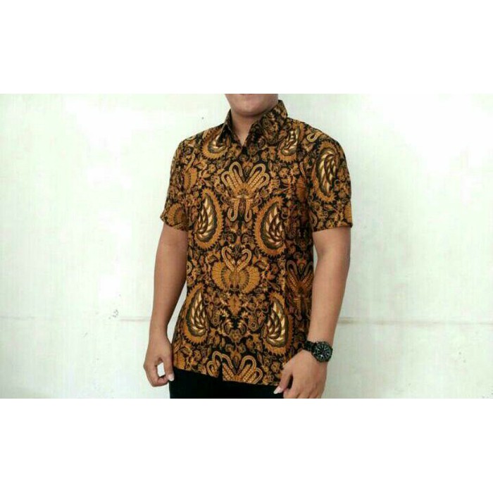 Sarimbit Batik Couple Terkini Lowo Barong Warna Merah Tosca Hitam Biru Kuning M  BATIK MODERN G4F4