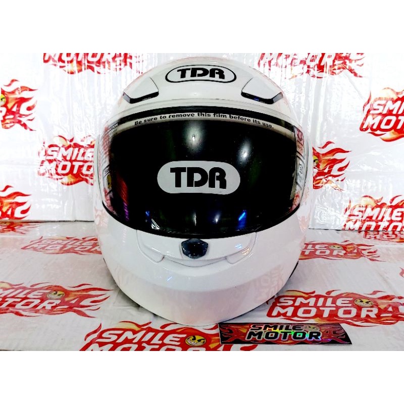 Jual HELM FULL FACE TDR DOUBLE VISOR Shopee Indonesia