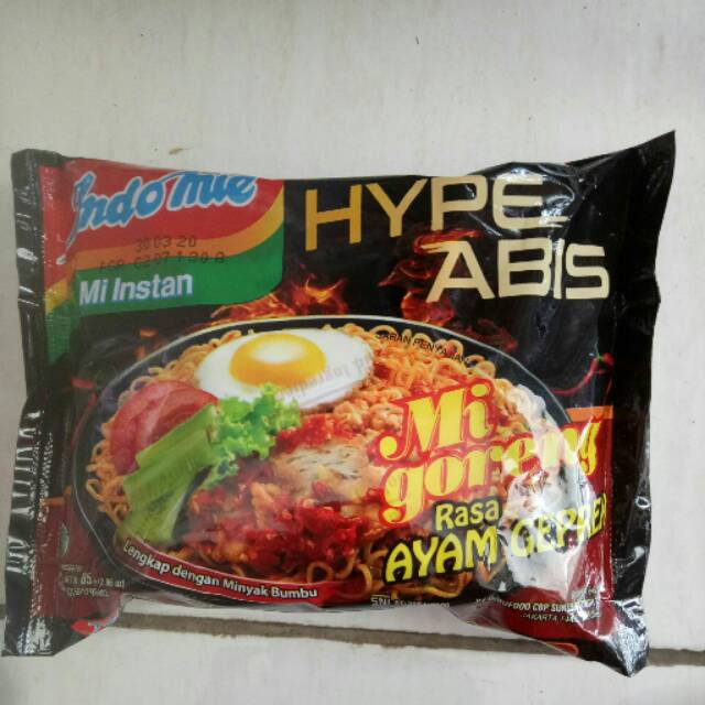 

Indomie ayam geprek
