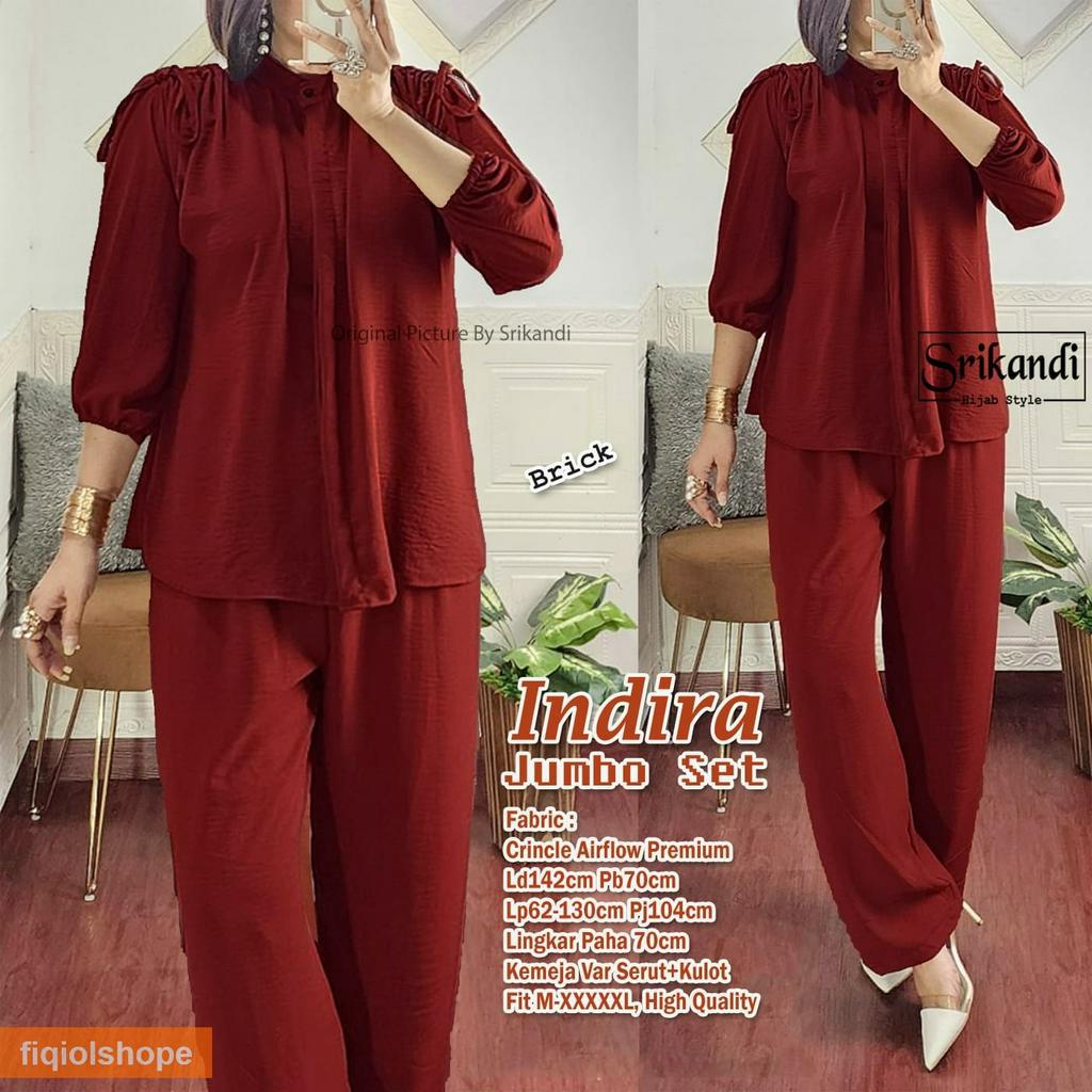 Baju Wanita | Setelan | Indira Jumbo Set By Srikandi