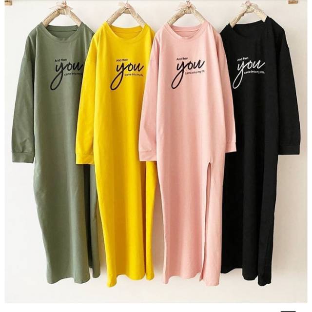 Tunik bahan kaos import  Shopee Indonesia