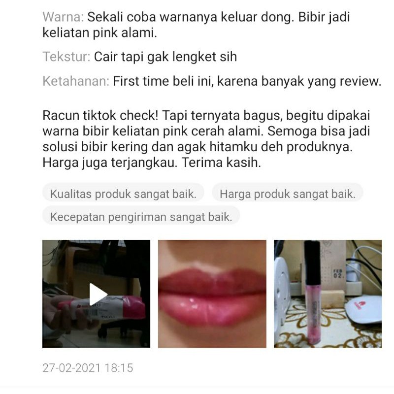 Collagen lip serum esenses