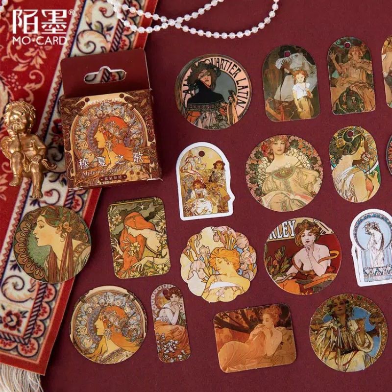 

46pcs Vintage Painting Stickers