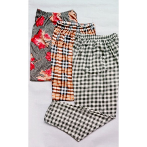 Celana Harian Santai Hayget Motif Standart celana panjang wanita
