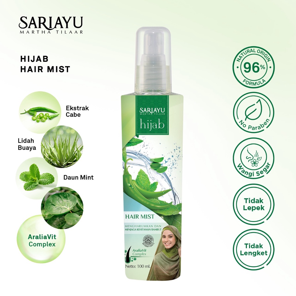 ★ BB ★ Sariayu Hijab Hair Mist 100ml - Sari Ayu