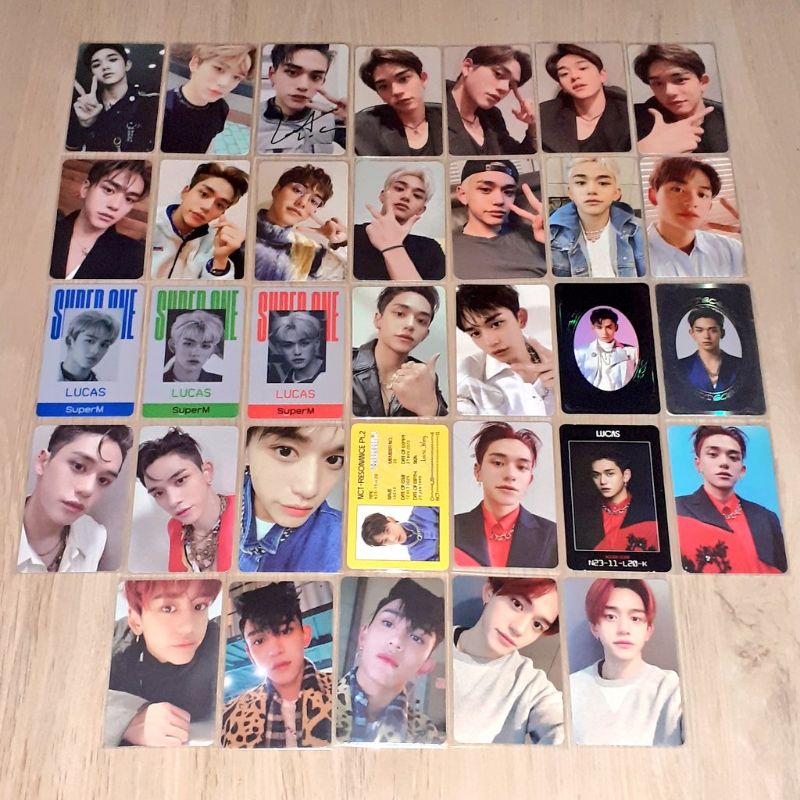 [LENGKAP] NCT, SuperM, WayV Lucas Official photocard album take off, take over the moon sequel, luca