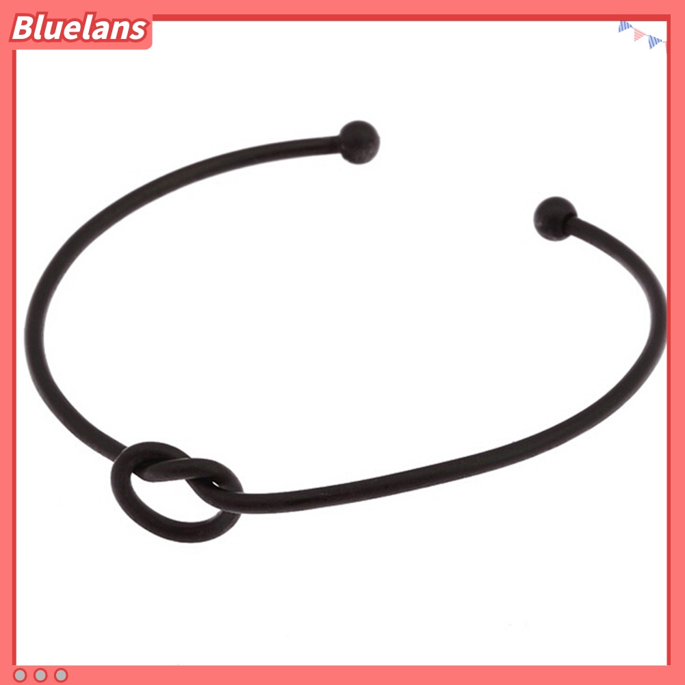 Gelang Fashion Wanita: Perhiasan Bergaya Elegan Sederhan Model Terbuka Tali Simpul Dapat Diatur