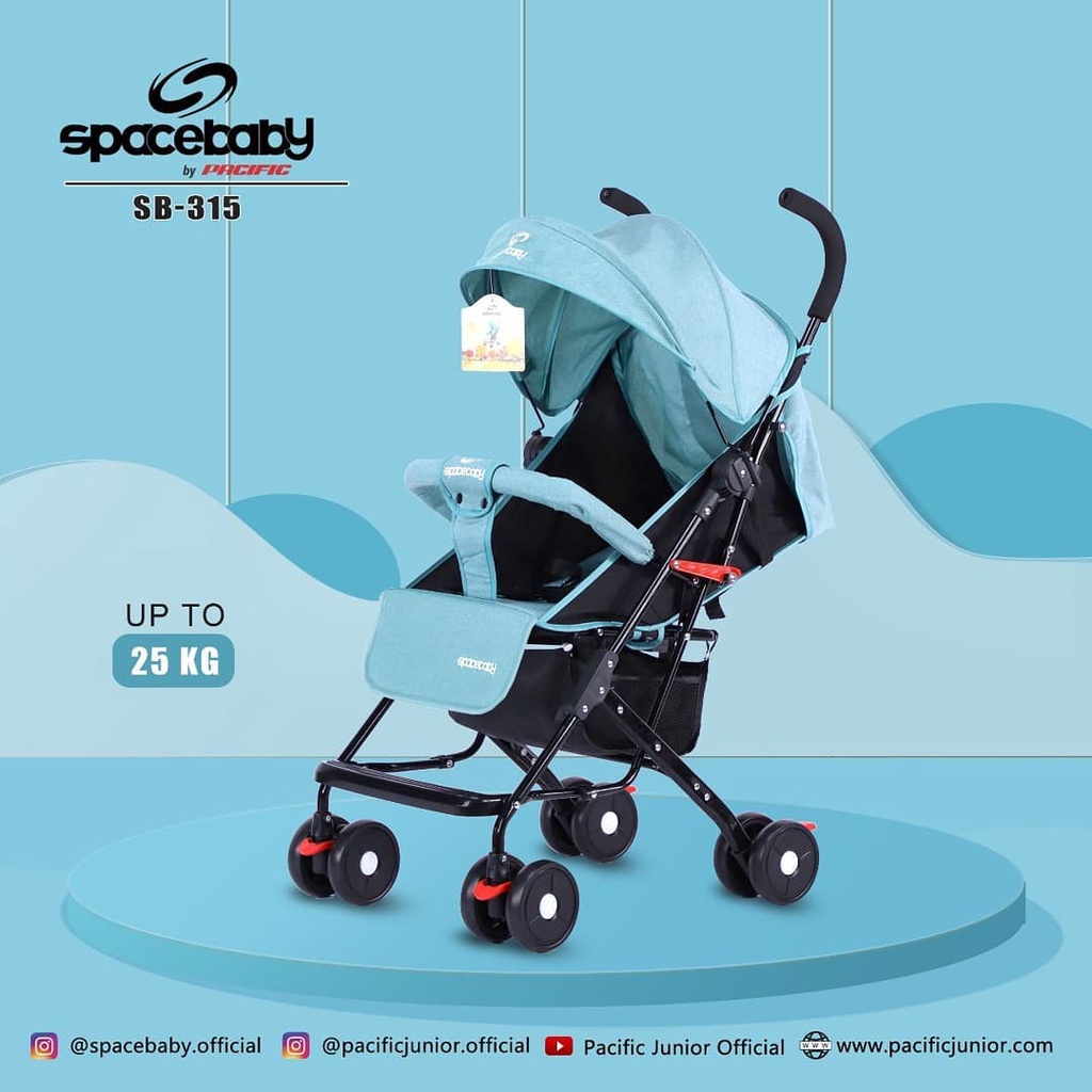 Stroller Space Baby SB 315 Stroller Cabin Size Murah Spacebaby