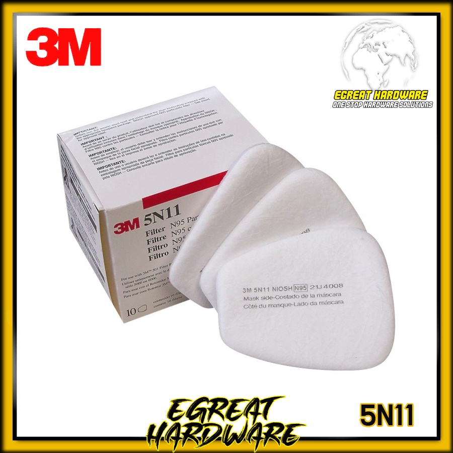 Filter 3M 5N11 N95 10 Pcs