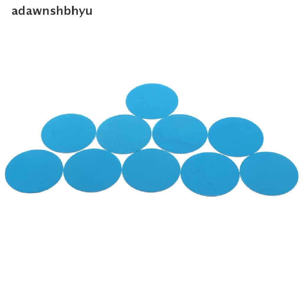 Adawnshbhyu 10pcs Untuk Magnetic Car Mount Magnet Phone Holder Plat Metal Stiker Biru