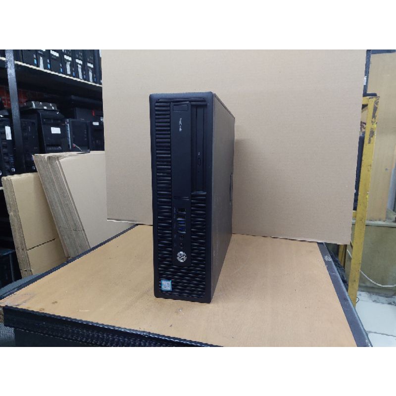 JUAL PC HP CORE I3 6100 MEMORY 4 GB SSD 256 GB SIAP PAKAI BERGARANSI