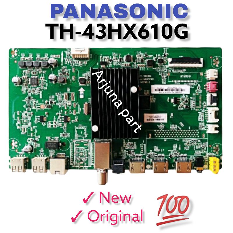Mainboard TV Panasonic TH - 43HX610G - MB Tv panasonic 43HX610G - MB panasonic 43HX610G - MB 43Hx610