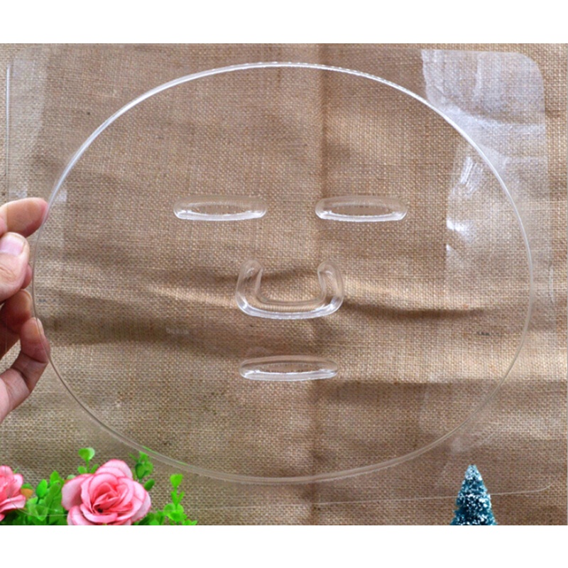 1pc Masker Bening Bahan Pvc Diy Untuk Unisex