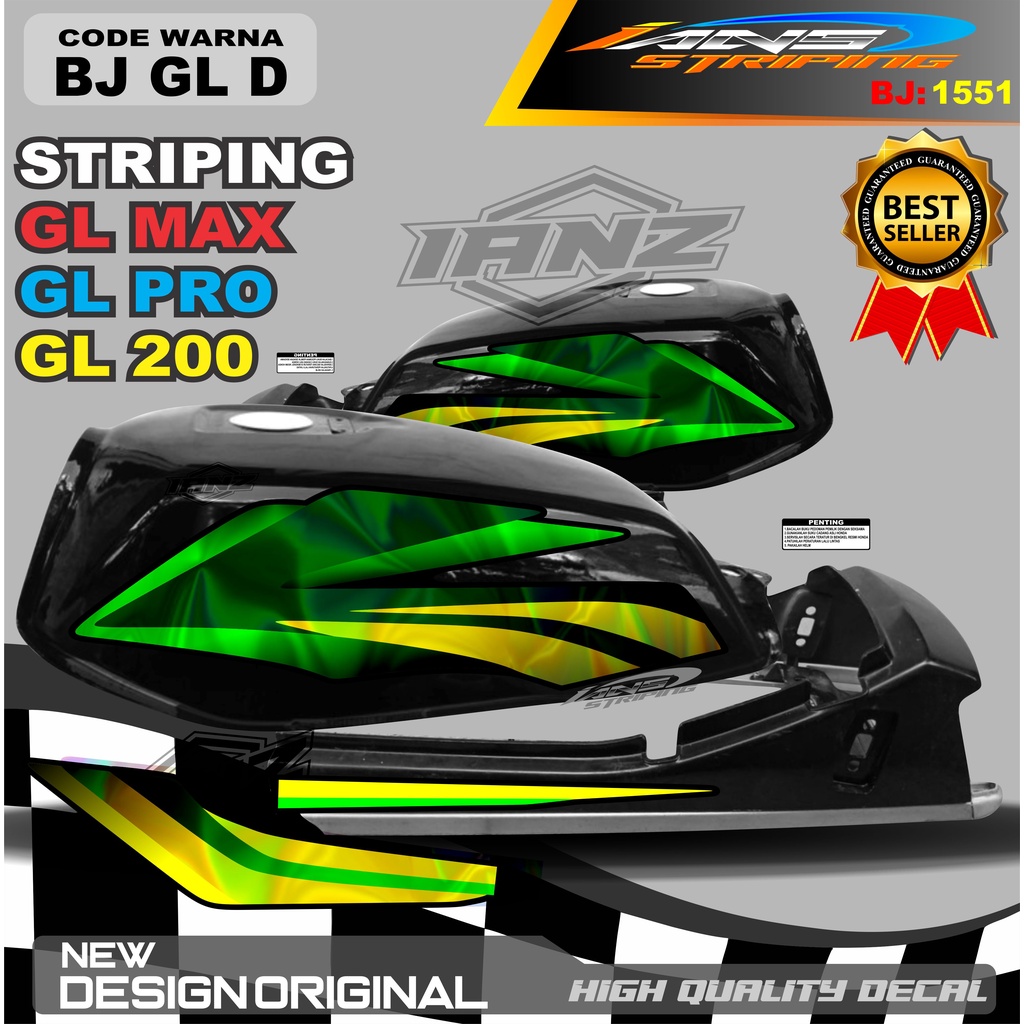 STIKER STRIPING GL PRO VARIASI HOLOGRAM / STRIPING GL PRO MAX VARIASI HOLOGRAM / STRIPING GL