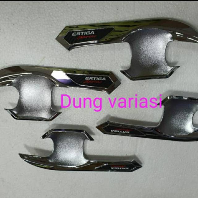 Outer mangkok cover all new Ertiga activo chrome &amp; hitam jsl