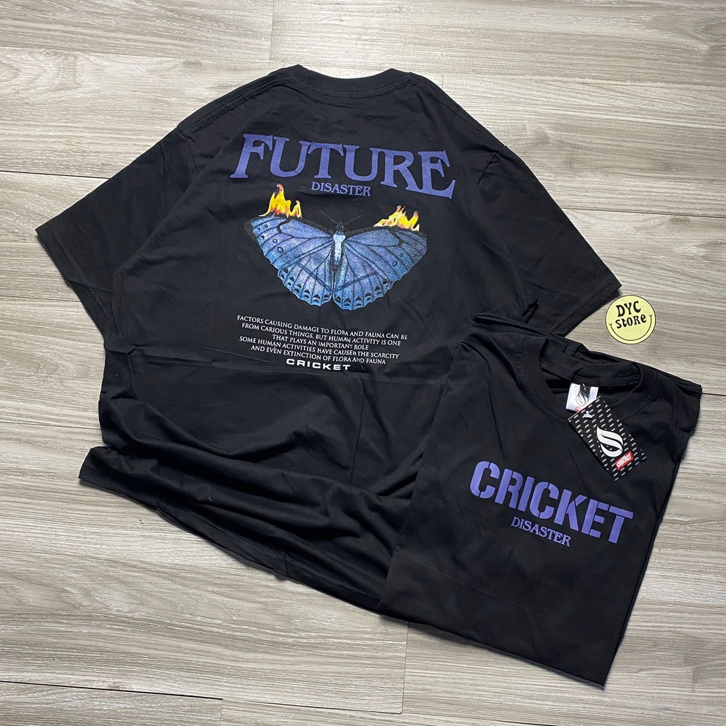 DYC STORE ORIGINAL KAOS DISTRO BRAND CRICKET - FUTURE LENGAN PENDEK TSHIRT BAJU KAOS PRIA FREE STICKER KAOS PRIA OVERSIZE KAOS BAND ADCD BAJU AESTHETIC KAOS CRICKET