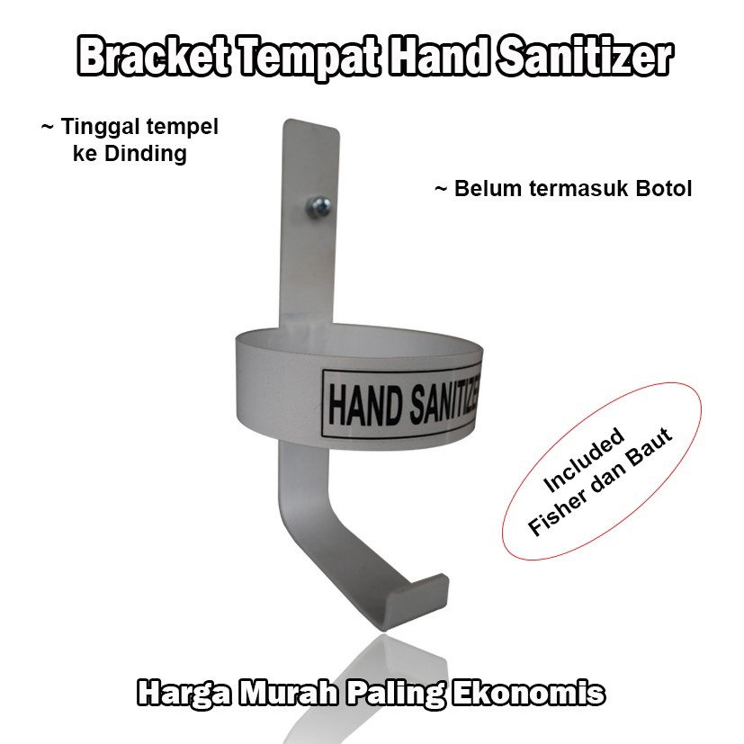 Tempat Hand Sanitizer Dinding / Wall Bracket Dudukan Hand Sanitizer