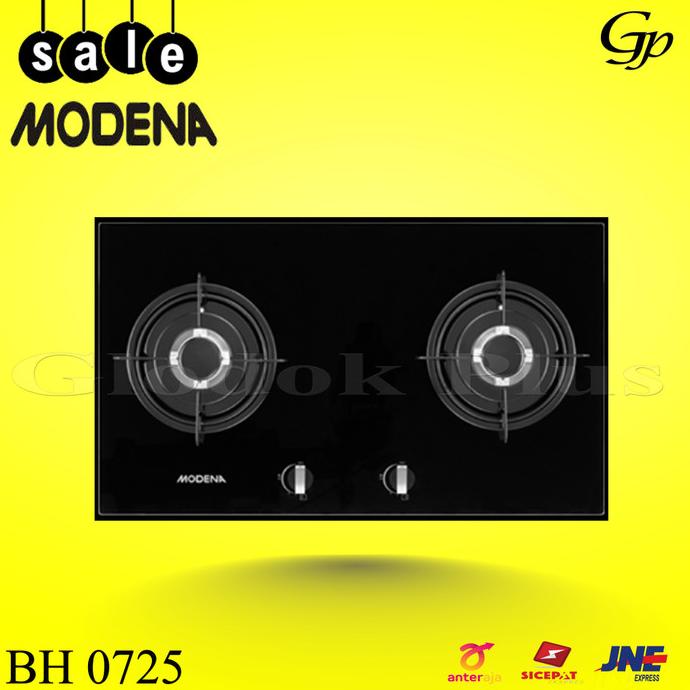 Jual Modena Bh 0725 - Kompor Tanam Built-In Hob Gas 70 Cm, 2 Burners