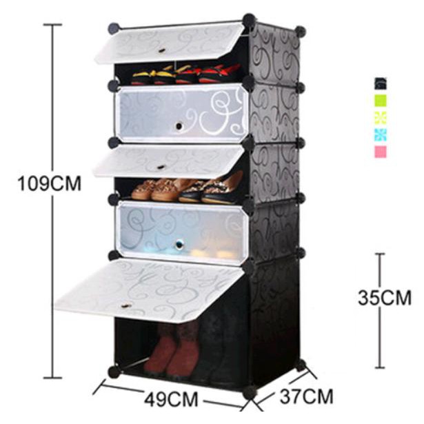 Shoes Rack Cabinet Shoe Rack Storage Lemari Sepatu Rak Sepatu Resin Shopee Indonesia