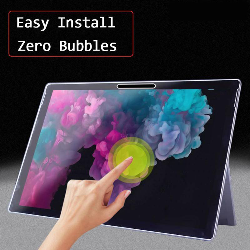 Pelindung Layar Tempered Glass Untuk Microsoft Surface Book Laptop 1 2 3 13.5 Microsoft Surface Pro 4 5 6 7x2021 13 12.3 Go 2 3 10.5 10.0