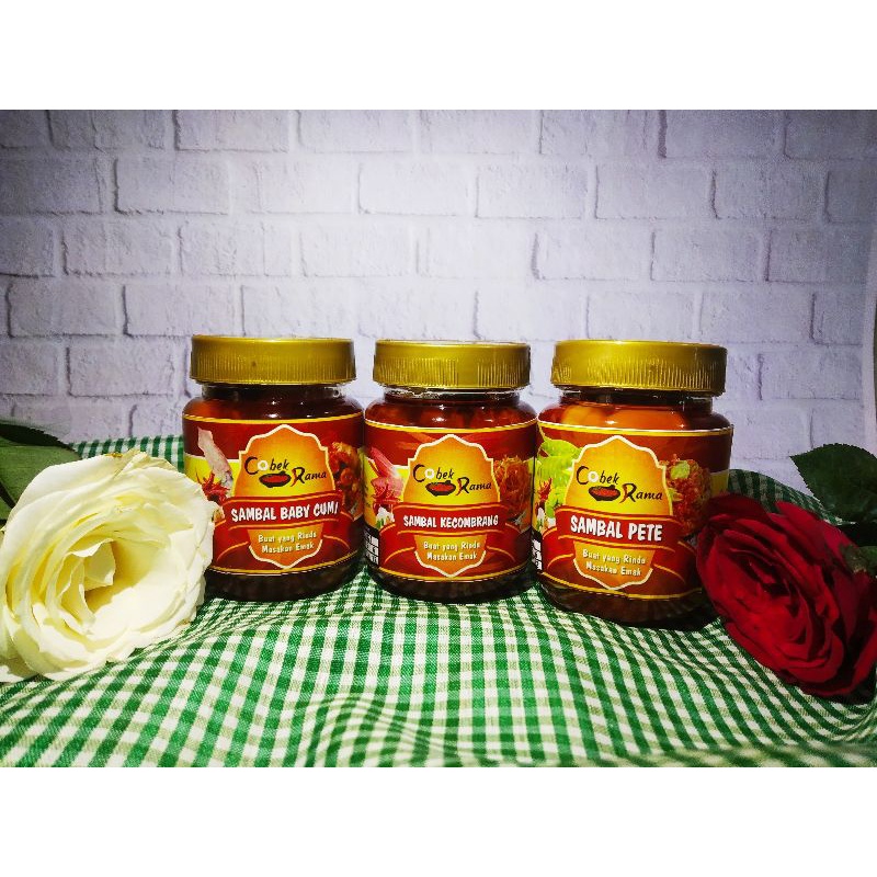 

PAKET 3 SAMBAL MURAH- BABY CUMI/KECOMBRANG/PETE- ISI 200 GRAM