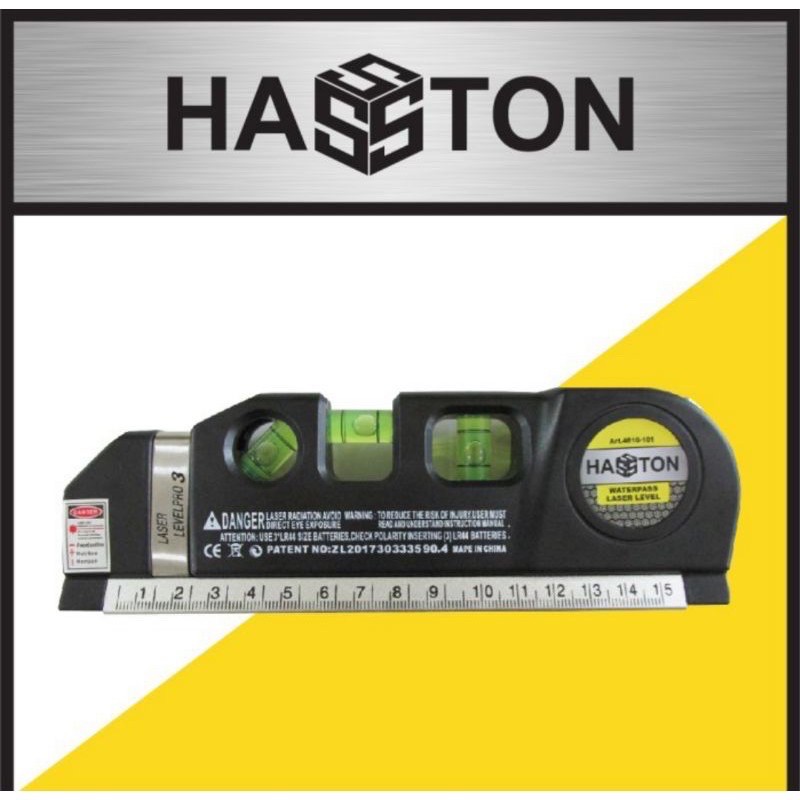 HASSTON 4610-101 Waterpass Laser Level - Waterpas Penggaris Meteran